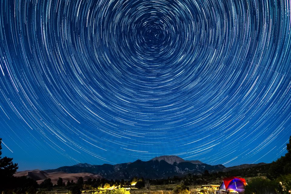 Star Trails Over Great Sand Dunes National Park | Shutterbug